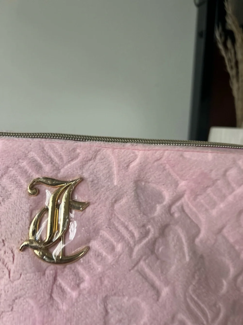 Juicy Couture Pink Velvet make up Cosmetic Pouch